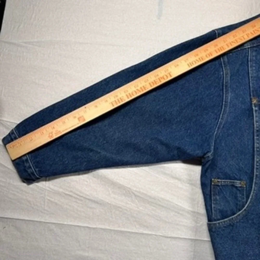 Vintage Venezia Denim Jacket Womens 18/20 Jean Trucker Buckle-Back 80s 90s Biker